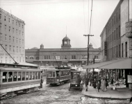 Philadelphia circa  Pennsylvania Railroad ferry terminal Market Street